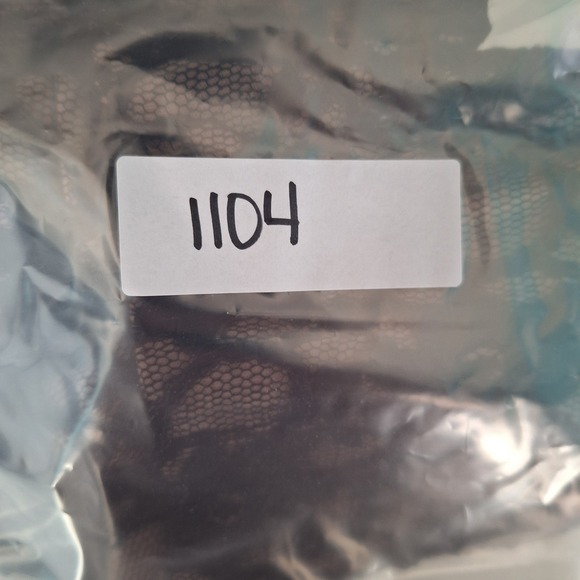 Womens Top Medium Black Y2K Floral Lace Mesh Whimsigoth Fairy Grunge Goth Fitted - Picture 7 of 7